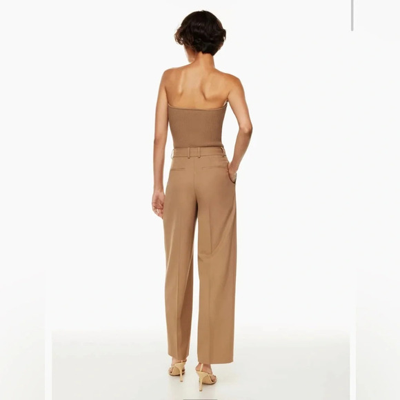 NWT Aritzia Babaton Revue Pants in Saville Size 6 Pleated wool wide-leg trousers - Picture 5 of 16